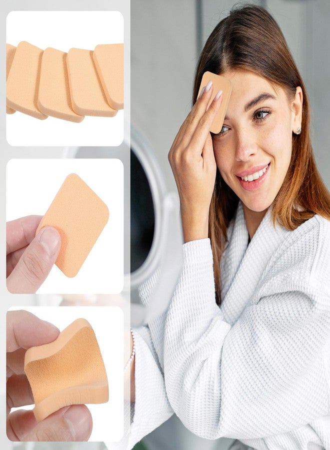 Bruislard 25 Pcs Makeup Sponge Square Make Up Face Soft Sponge Makeup Applicator Sponge Lady Makeup Foundation Puff for Dry and Wet - Image 5